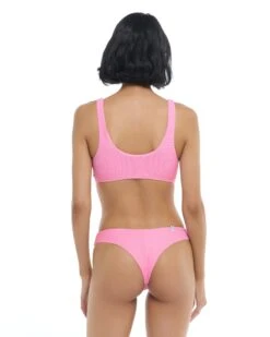 Spectrum Kate Crop Tank Bikini Top - Pitaya -HYN Swimwear Shop BGW SWIM S23 SPECTRUM Pitaya Kate Back