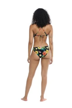 Tropical Island Solo D-F Cup Bikini Top - Black -HYN Swimwear Shop BGW SWIM S23 TROPICAL ISLAND Solo D Back 1