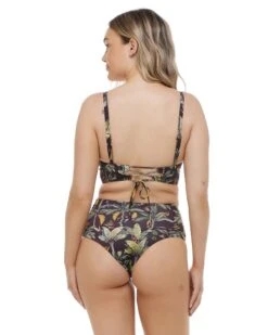 Equator Olivia D-F Cup Swim Top - Black -HYN Swimwear Shop EQUATOR Olivia D Back