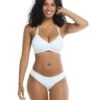 Ibiza Drew D-F Cup Bikini Top - White