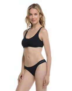 Ibiza Kate Tie-Front Tank Swim Top - Black -HYN Swimwear Shop ResizeSide14KATE