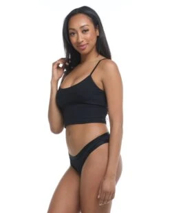 Ibiza Norah Swim Crop Top - Black -HYN Swimwear Shop ResizeSide6NORAH